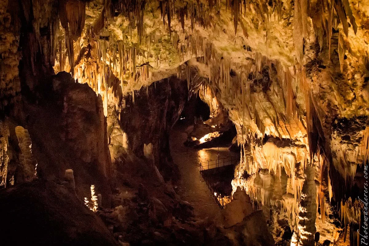 Inside Postojna Cave, Slovenia