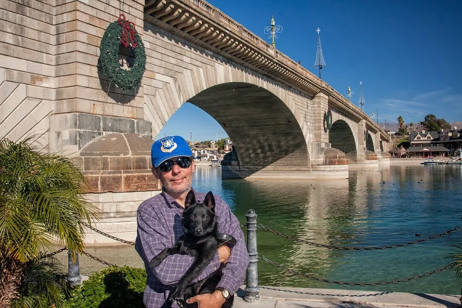 Next to London Bridge in Lake Havasu City, Arizona