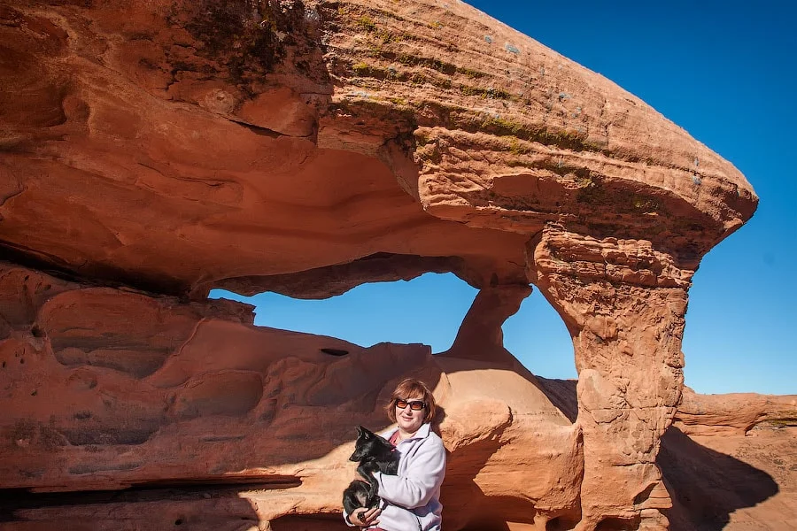 Next to Piano Rock in Valley of Fire, Nevada
