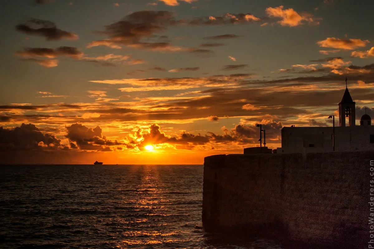 Sunset over Old Acre