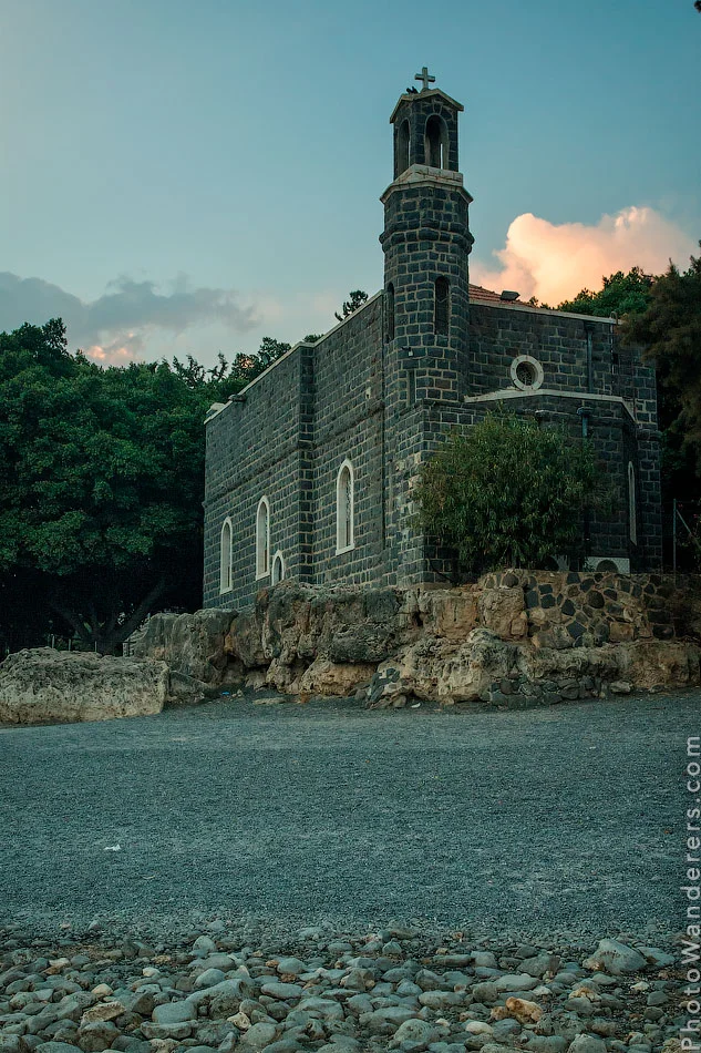 The Church of the Primacy of St. Peter on the lakeshore