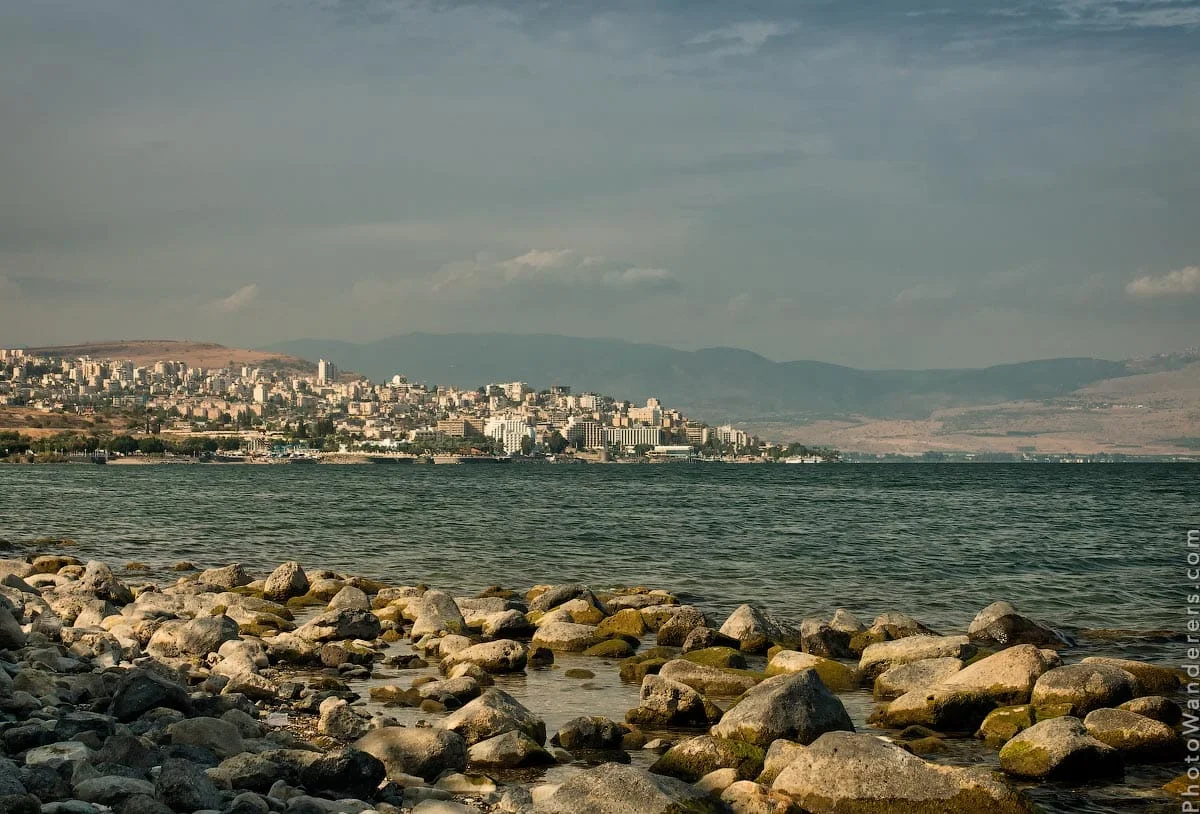 The Sea of Galilee at Tiberias