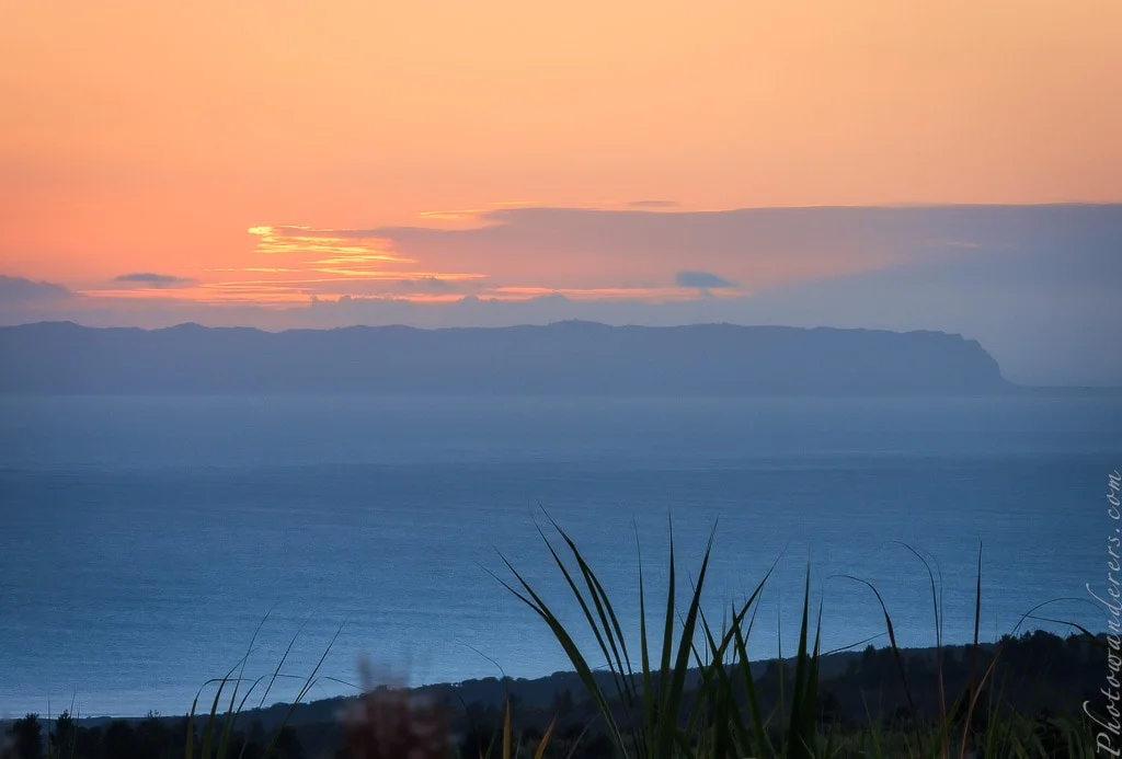 Niihau island on sunset