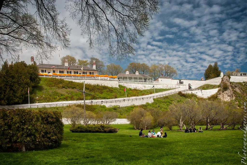 Fort Mackinac walls
