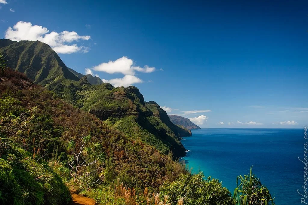 Na Pali Coast View from Kalalau Trail