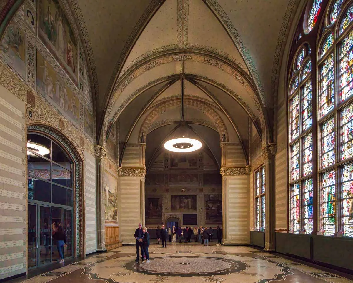  Into the Rijksmuseum, where I lost Alex to one painting and myself to all the rest.