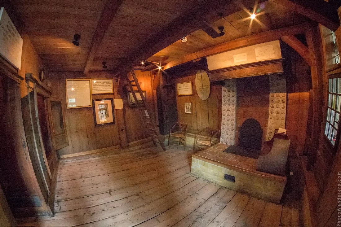 The room where a Russian tsar slept for a week, pretending to be a carpenter.