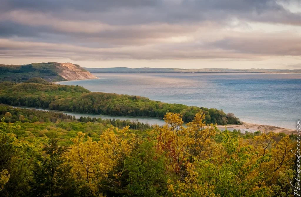 North Bar Lake Overlook at sunset