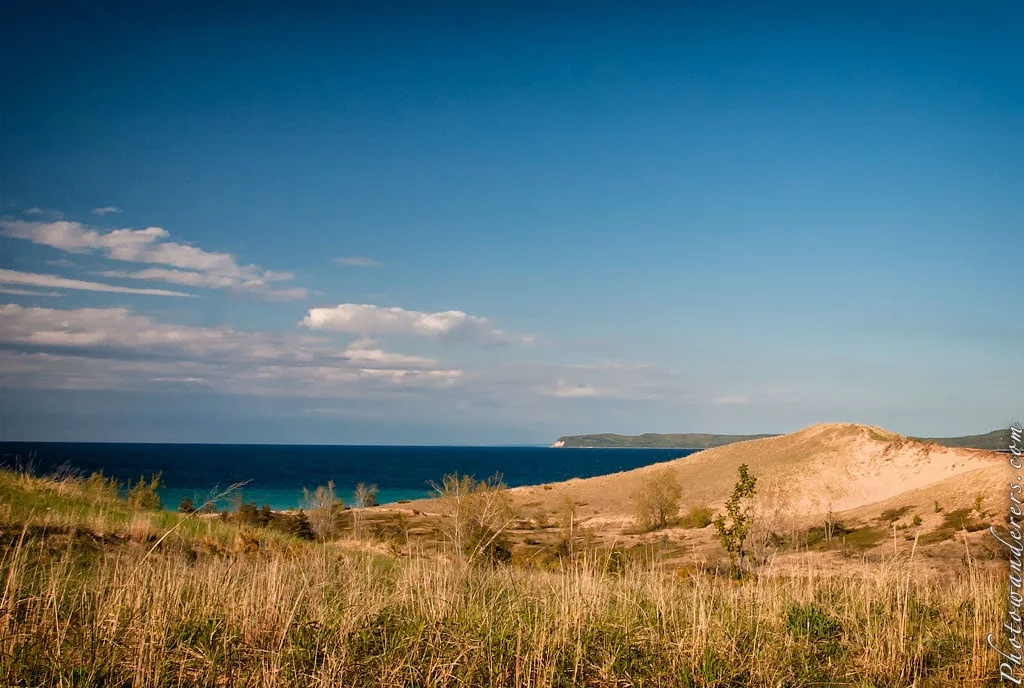 View of Sleeping Bear Bay and Pyramid Point