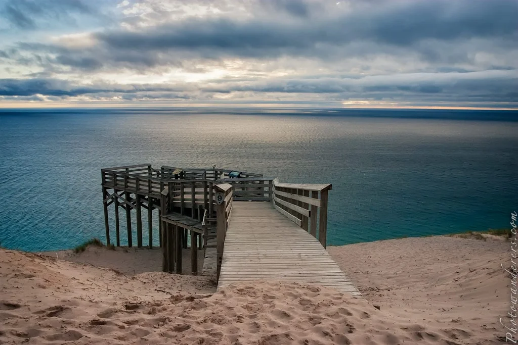  Lake Michigan Overlook — the great sand bluff
