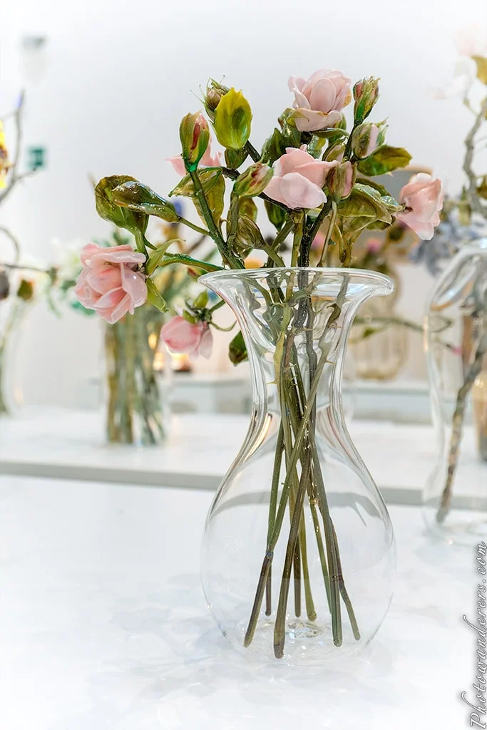 Delicate glass bouquet, Murano, Venice