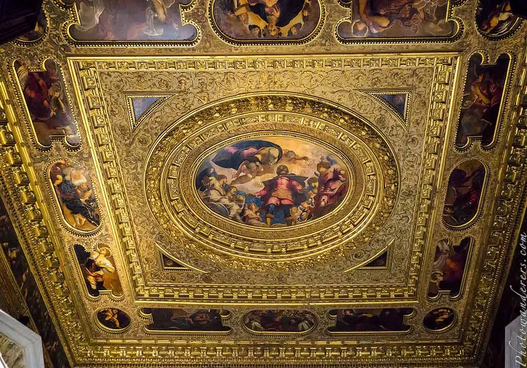 St. Roch in Glory, Tintoretto ceiling, Scuola Grande di San Rocco, Venice