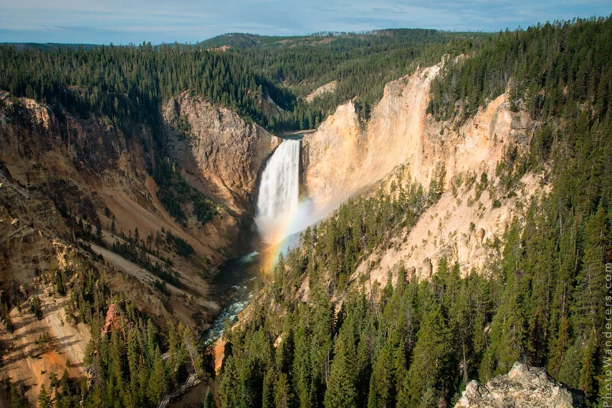  Lower Falls of the Yellowstone from Artist Point